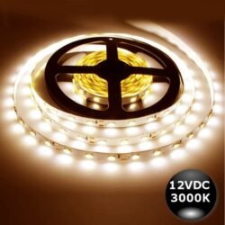 Ταινία LED 7.2W 30LED 5050 12VDC Θερμό Λευκό IP20