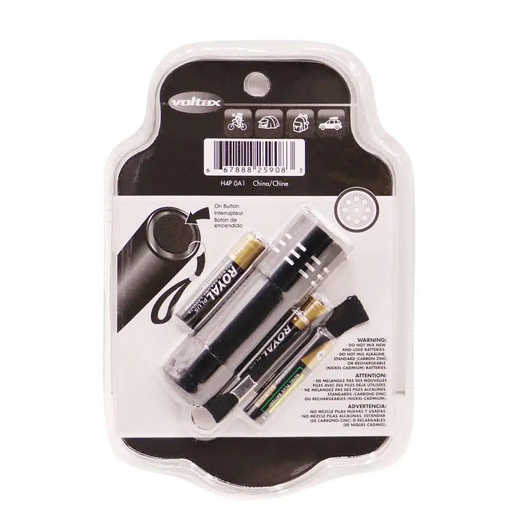 Φακος LED Μεταλλικός  Με 9 LED