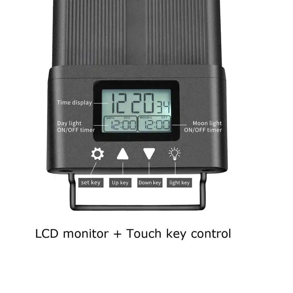 LED Φωτιστικό Ενυδρείου 45cm 24W IP68 6000K Timer