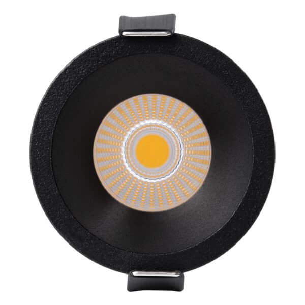 GloboStar® MICRO-B 60244 Χωνευτό LED Spot Downlight TrimLess Φ6cm 7W 910lm 38° AC 220-240V IP20 Φ6 x Υ7.8cm - Στρόγγυλο - Μαύρο - Φυσικό Λευκό 4500K - Bridgelux COB - 5 Years Warranty | 21,66 €