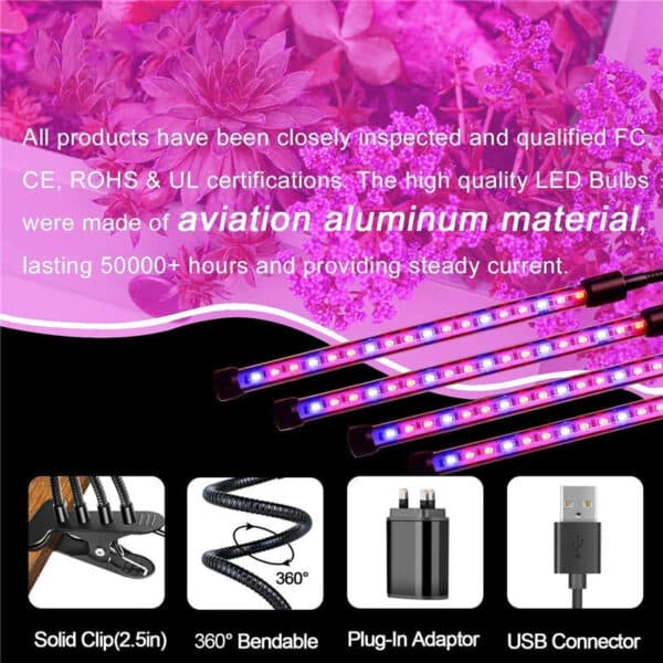 Grow Light LED Ανάπτυξης Φυτών