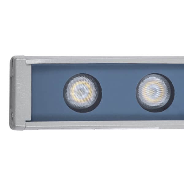 GloboStar® WASHER-ZAIA S-90993 Μπάρα Φωτισμού Wall Washer LED 24W 4320lm 30° DC 24V Αδιάβροχο IP65 Μ100 x Π4 x Υ3cm Ψυχρό Λευκό 6000K - Γκρι Ανθρακί | 30,04 €