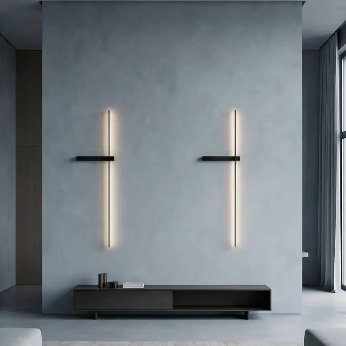 GB0111 LED Minimal Φωτιστικό Τοίχου 12W 60CM 4