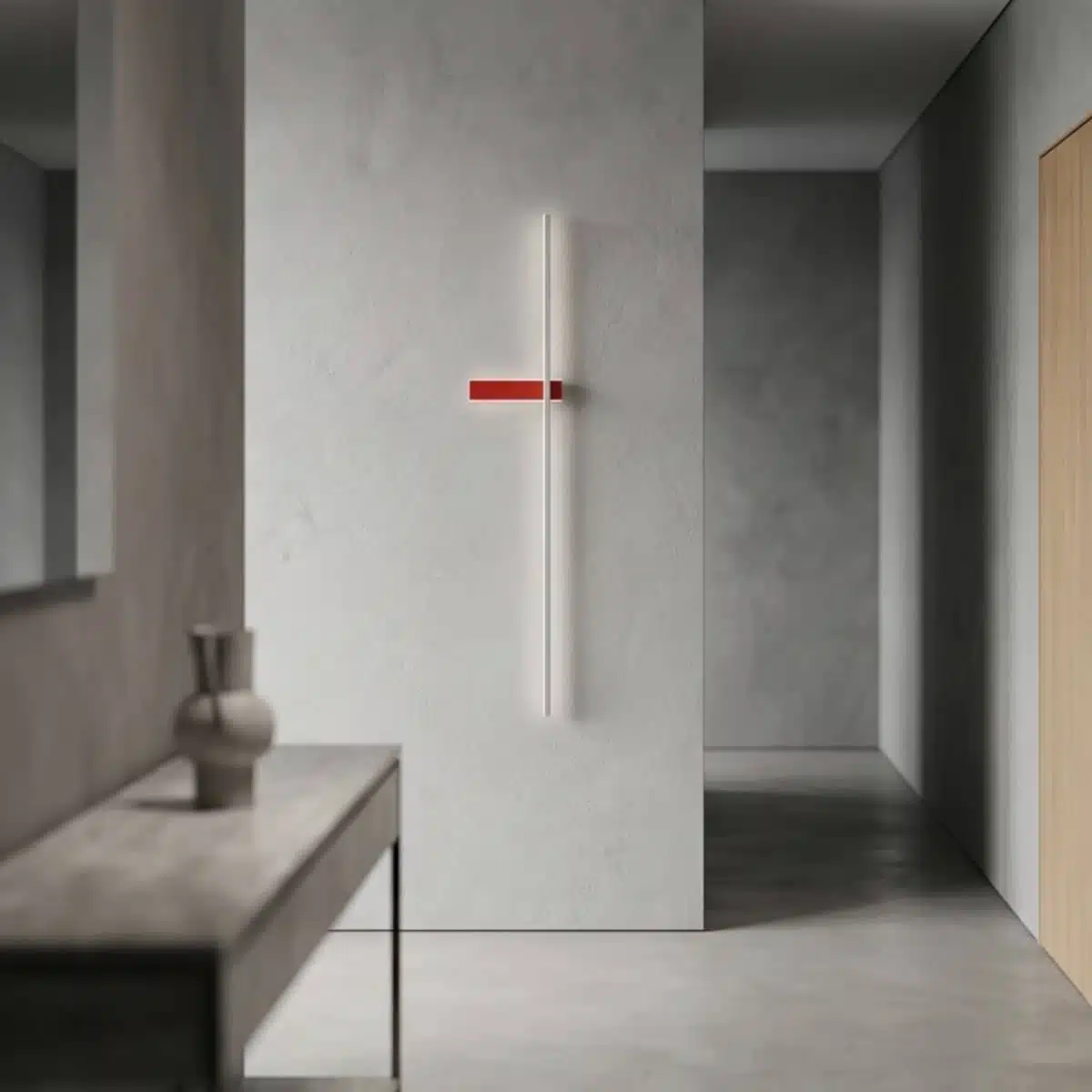 GB0111 LED Minimal Φωτιστικό Τοίχου 12W 60CM