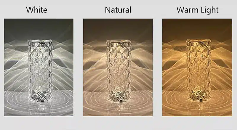Rose LED Επιτραπέζιο Φωτιστικό Μπαταρίας 3 Color 5
