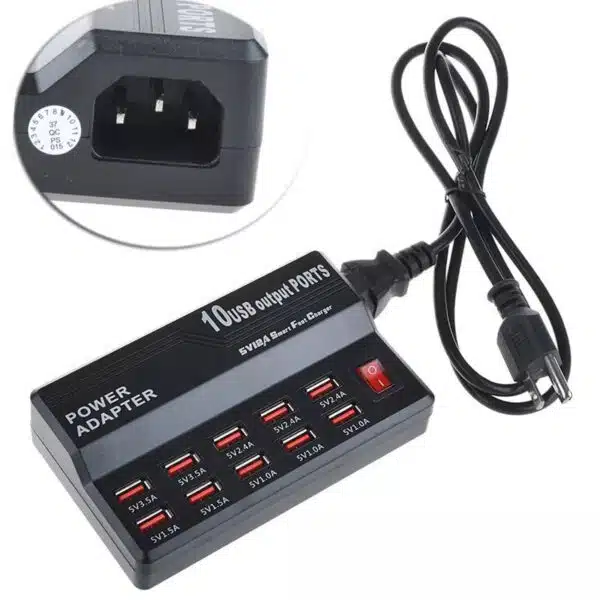 80 00143 Πολύπριζο 10usb 5v 1