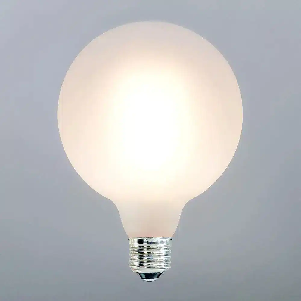 LED Filament Λάμπα E27 G125 12W 1200 lm Frosted Γυαλί Θερμό Λευκό 2800K 1