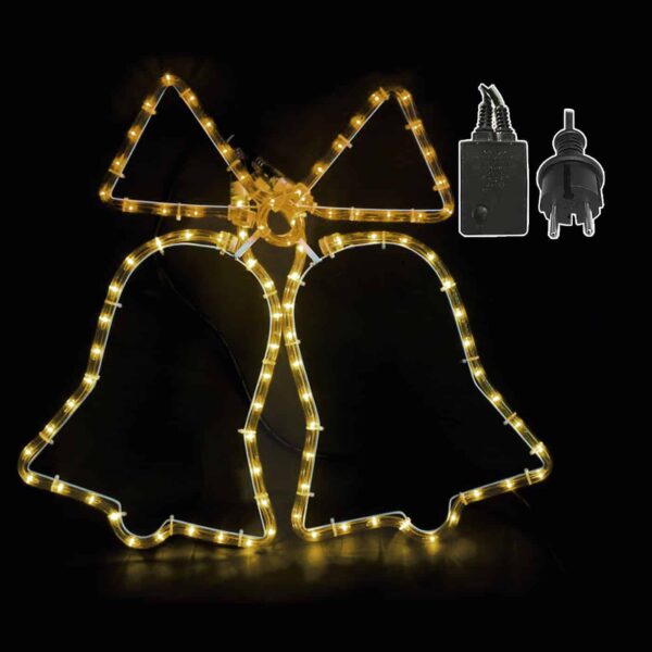 LED Καμπάνες Φωτοσωλήνας IP44 Θερμό Λευκό 58x46cm