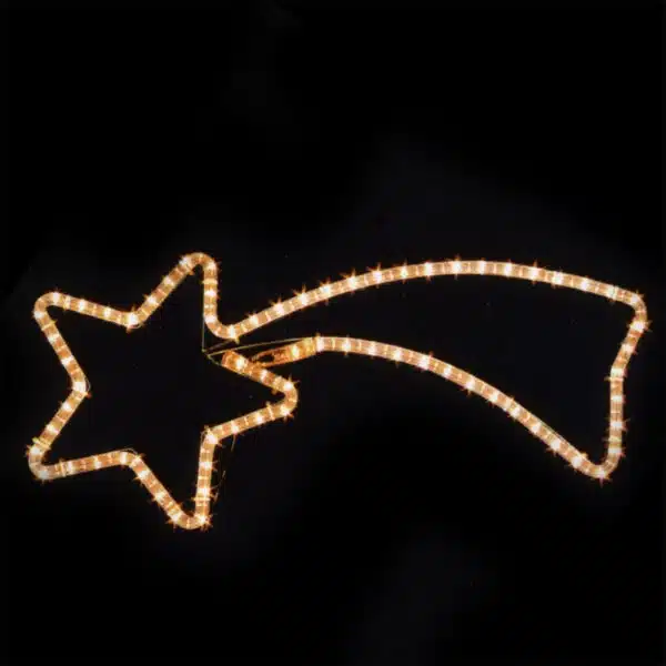 LED Πεφταστέρι Φωτοσωλήνας IP44 Θερμό Λευκό 62Χ27