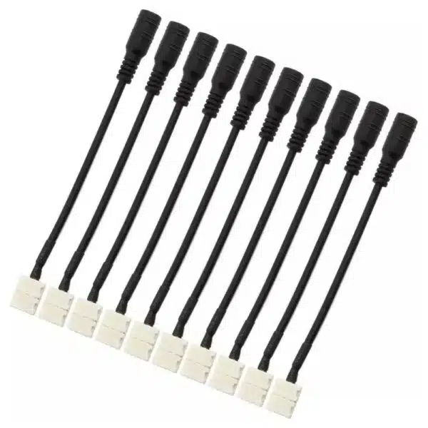 2Pin Σύνδεσμος για Ταινία LED Μονόχρωμη με Θηλυκό Φις 3
