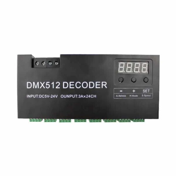 24CH RGB DMX512 Decoder