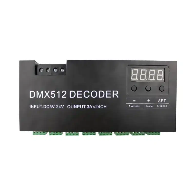 24CH RGB DMX512 Decoder