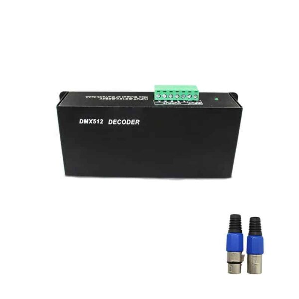 LED RGBW DMX512 Decoder 4 Καναλιών 192W 3