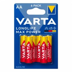 VARTA Αλκαλικές Μπαταρίες AA 1 5V Longlife Max Power 6 Τεμ