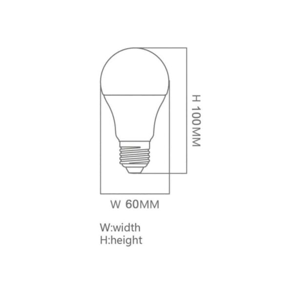 Osram chip Λαμπτήρας LED E27 15W 220 240V 1800Lm 2