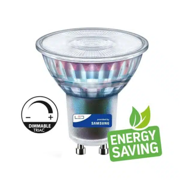 Samsung LED Σποτ GU10 6W 230VAC Glass Dimmable 3
