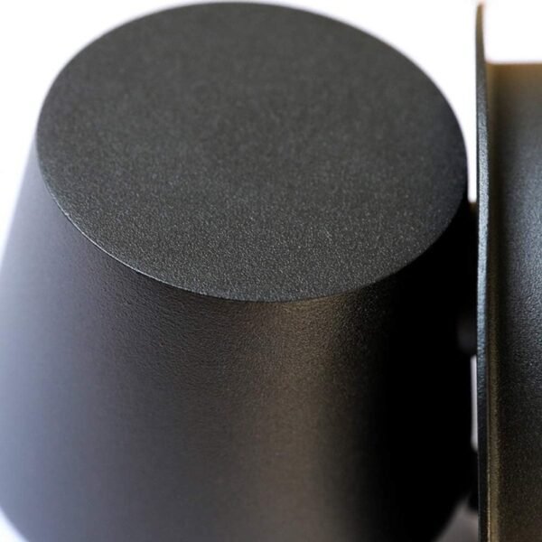 100080BL MASON Φωτιστικό Τοίχου/Απλίκα LED 6W AC 220V Μαύρο Μεταλλικό Θερμό Λευκό 3000K - Image 4