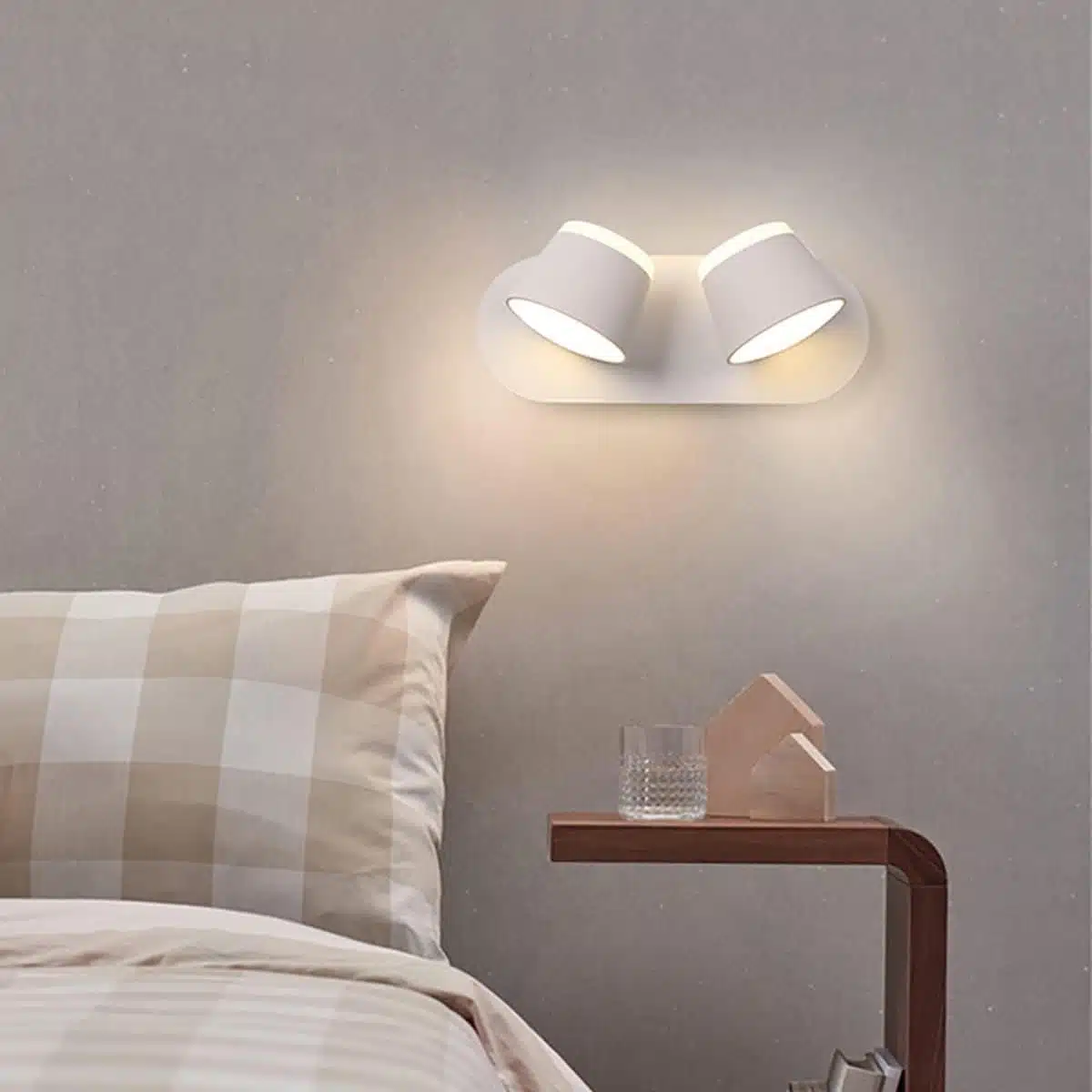 101050 Mason Διπλή Μεταλλική Απλίκα LED 12W 4000K Λευκό - Image 2