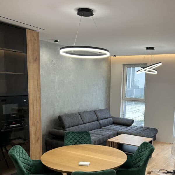 CARLA C Μεταλλικό Φωτιστικό Οροφής Δαχτυλίδι Φ W LM Κ Λευκό Ημέρας