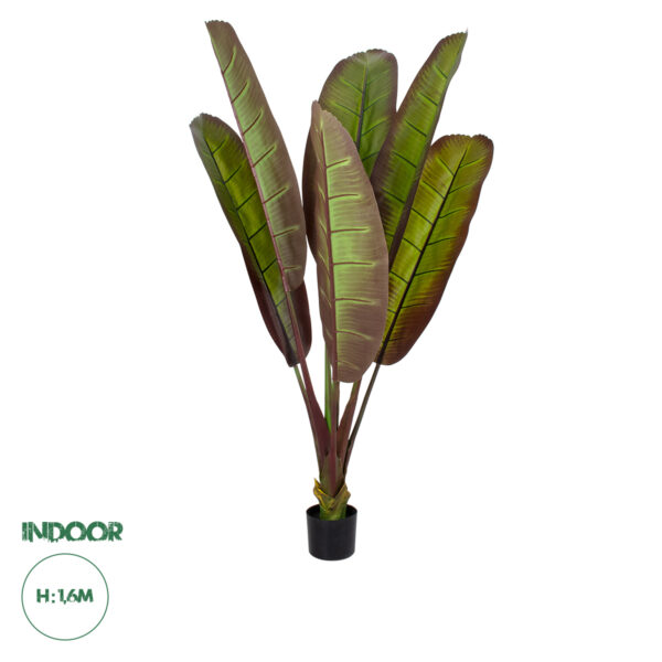 GloboStar® Artificial Garden BLOODY BANANA TREE 20117 Τεχνητό Διακοσμητικό Φυτό Αιματόφυλλη Μπανανιά - Μπανανόδεντρο Υ160cm | 170,36 €