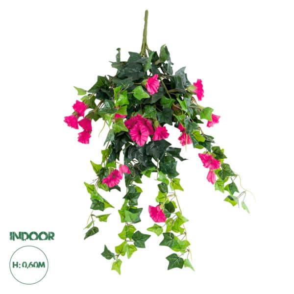 GloboStar® Artificial Garden BOUGAINVILLEA HANGING BRANCH 20240 Τεχνητό Διακοσμητικό Κρεμαστό Φυτό Μπουκαμβίλια Υ60cm | 20,83 €