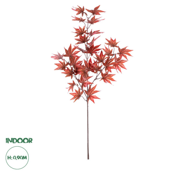 GloboStar® Artificial Garden MAPLE BRANCH 20263 Τεχνητό Διακοσμητικό Κλαδί Σφένδαμου Π25 x Υ90cm | 9,70 €