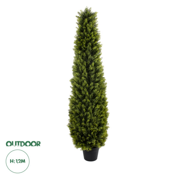 GloboStar® Artificial Garden CYPRESSUS SEMPERVIRENS 20394 Τεχνητό Διακοσμητικό Φυτό Μεσογειακό Κυπαρίσσι Υ120cm | 149,24 €