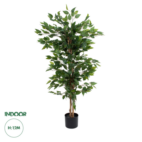 GloboStar® Artificial Garden FICUS BENJAMINA TREE 20415 Τεχνητό Διακοσμητικό Φυτό Φίκος Μπενζαμίνη Υ120cm | 50,70 €