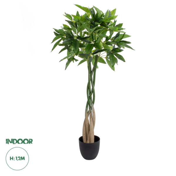 GloboStar® Artificial Garden PACHIRA GLABRA 20426 Τεχνητό Διακοσμητικό Φυτό Παχίρα της Τύχης Υ120cm | 106,38 €