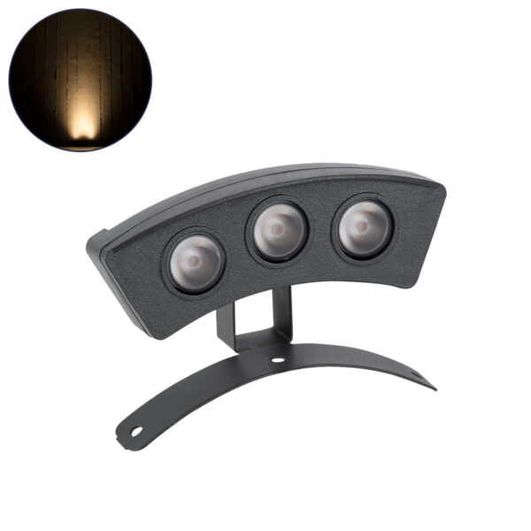 GloboStar® TREELIGHT-PLANTE 90515 Κυρτή Μπάρα Φωτισμού Wall Washer Ειδική για Φυτά - Δέντρα LED 3W 270lm 15° DC 24V Αδιάβροχο IP67 Μ11 x Π3 x Υ8.2cm Θερμό Λευκό 2700K - Γκρι Ανθρακί - 3 Years Warranty | 17,26 €