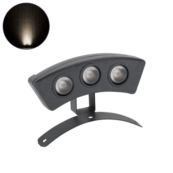 GloboStar® TREELIGHT-PLANTE 90516 Κυρτή Μπάρα Φωτισμού Wall Washer Ειδική για Φυτά - Δέντρα LED 3W 285lm 15° DC 24V Αδιάβροχο IP67 Μ11 x Π3 x Υ8.2cm Φυσικό Λευκό 4500K - Γκρι Ανθρακί - 3 Years Warranty | 17,26 €