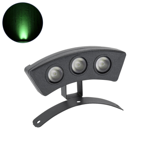 GloboStar® TREELIGHT-PLANTE 90517 Κυρτή Μπάρα Φωτισμού Wall Washer Ειδική για Φυτά - Δέντρα LED 3W 240lm 15° DC 24V Αδιάβροχο IP67 Μ11 x Π3 x Υ8.2cm Πράσινο - Γκρι Ανθρακί - 3 Years Warranty | 17,26 €