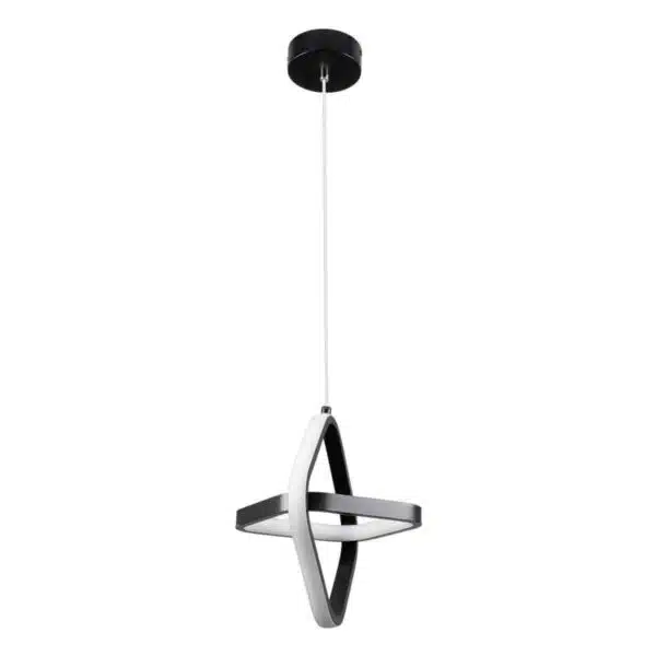 Bianca Κρεμαστό Φωτιστικό Οροφής LED CCT 20W AC 220-240V Μαύρο