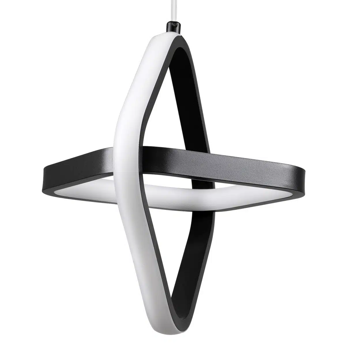 Bianca Κρεμαστό Φωτιστικό Οροφής LED CCT 20W AC 220-240V Μαύρο - Image 4