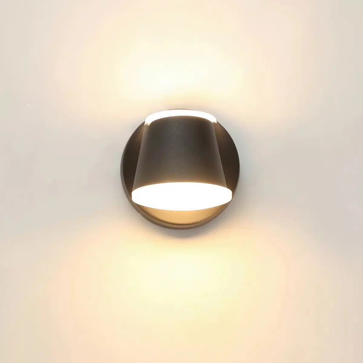 100080BL MASON Φωτιστικό Τοίχου/Απλίκα LED 6W AC 220V Μαύρο Μεταλλικό Θερμό Λευκό 3000K - Image 2