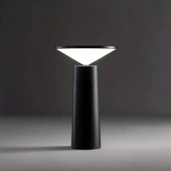 101285 Mushroom Πορτατίφ 3W επαναφορτιζόμενο Μαύρο IP20 14X14X19cm - Image 3