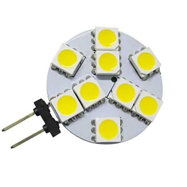 Λάμπα LED 2watt G4 9SMD 12VDC Ψυχρό Λευκό | 0,00 €