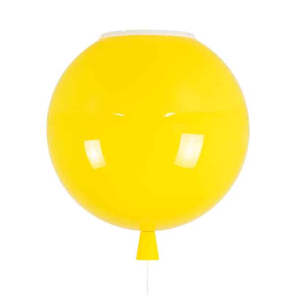 GloboStar® BALLOON 00651 Μοντέρνο Παιδικό Φωτιστικό Οροφής Μονόφωτο Κίτρινο Πλαστικό Μπάλα Φ30 x Υ33cm | 51,59 €