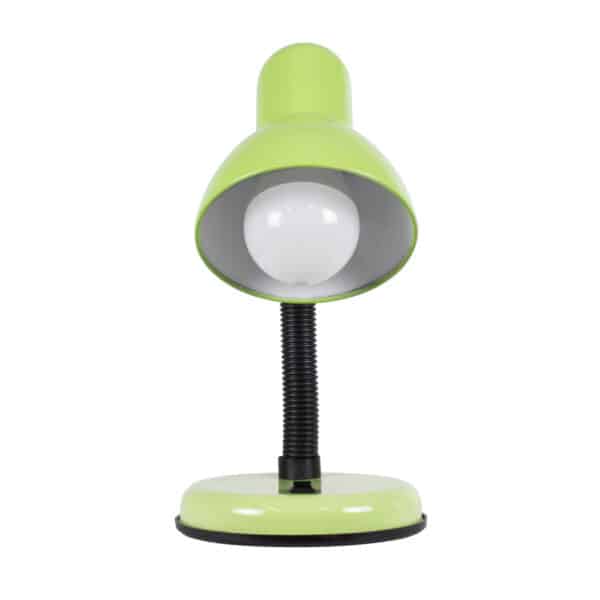 GloboStar® STUDENT GREEN 01533 Μοντέρνο Επιτραπέζιο Φωτιστικό Γραφείου Μονόφωτο 1 x E27 Πράσινο με Λευκό Μεταλλικό με Διακόπτη ΟN/OFF Καμπάνα Φ12 x Υ32cm | 6,52 €