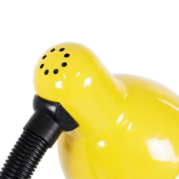 GloboStar® STUDENT YELLOW 01536 Μοντέρνο Επιτραπέζιο Φωτιστικό Γραφείου Μονόφωτο 1 x E27 Κίτρινο με Λευκό Μεταλλικό με Διακόπτη ΟN/OFF Καμπάνα Φ12 x Υ32cm | 6,52 €