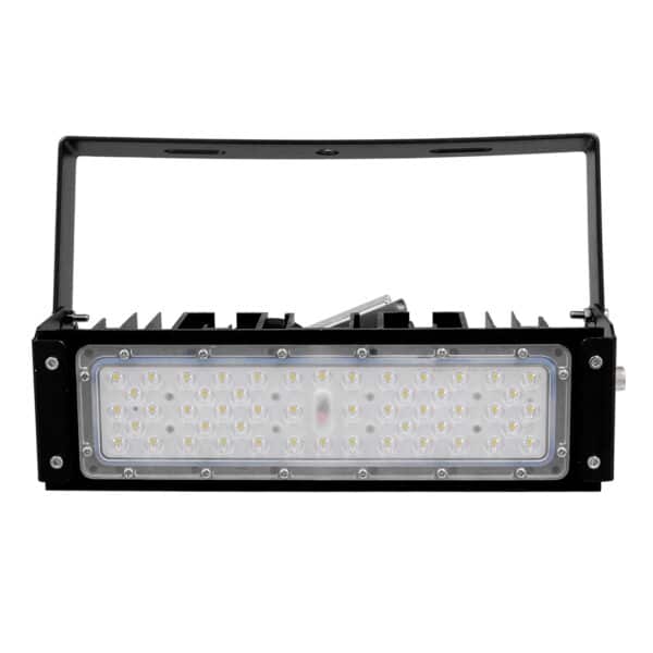 GloboStar® GOLIATH 90100-1 LED Προβολέας Γηπέδου - Φωτιστικό Tunnel 50W 8000LM 75°*135° AC 100-277V IP65 Μ32 x Π12 x Υ9cm Ψυχρό Λευκό 5000K - MeanWell Driver & LumiLEDs Chip - 5 Χρόνια Εγγύηση | 104,57 €