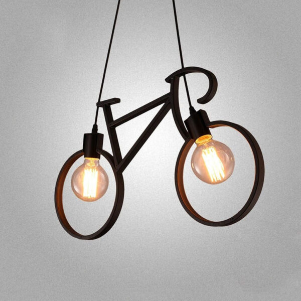 100170 Μεταλλικό Κρεμαστό Φωτιστικό Οροφής Ποδήλατο 37x61cm | 39,00 €