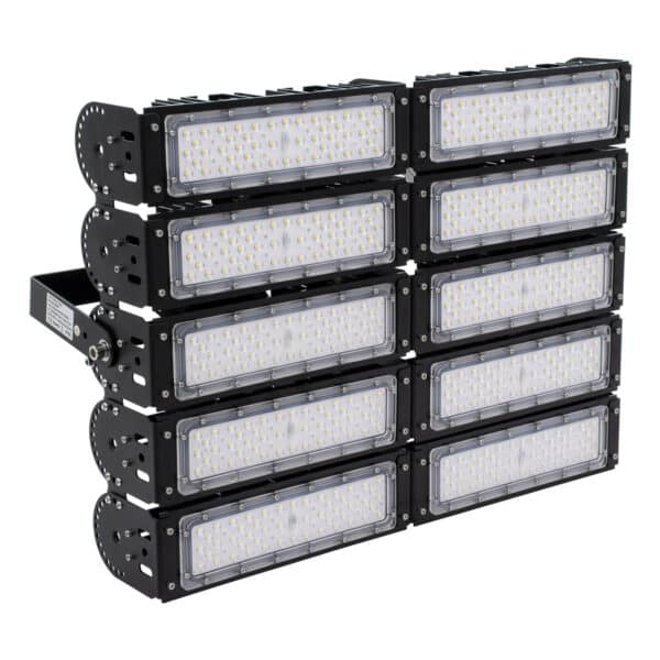 GloboStar® GOLIATH 90104 LED Προβολέας Γηπέδου - Φωτιστικό Tunnel 500W 80000LM 75°*135° AC 100-277V IP65 - Ψυχρό Λευκό 5000K - MeanWell Driver & LumiLEDs Chip - 5 Years Warranty | 734,04 €