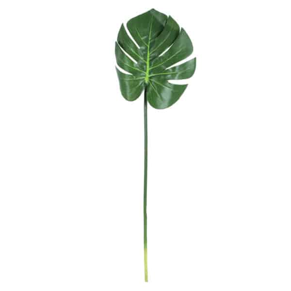 GloboStar® Artificial Garden MONSTERA LEAF 20222 Τεχνητό Διακοσμητικό Φύλο Μονστέρας Π28 x Υ83cm | 3,88 €