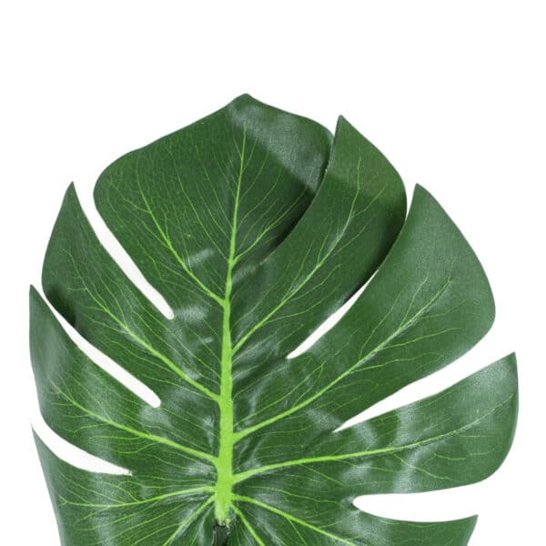 GloboStar® Artificial Garden MONSTERA LEAF 20222 Τεχνητό Διακοσμητικό Φύλο Μονστέρας Π28 x Υ83cm | 3,88 €