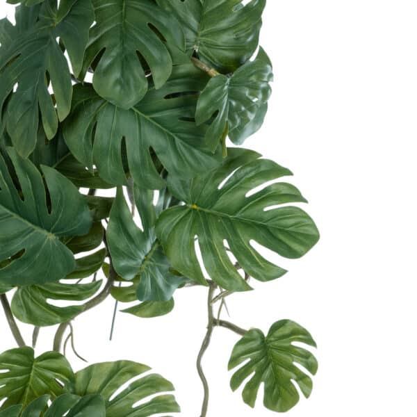 GloboStar® Artificial Garden MONSTERA HANGING PLANT 20605 Τεχνητό Διακοσμητικό Κρεμαστό Φυτό Μονστέρα Υ45cm | 9,90 €