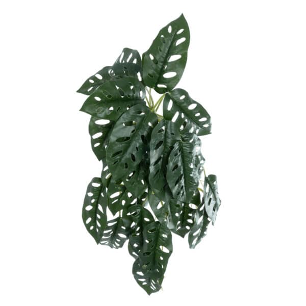 GloboStar® Artificial Garden MONSTERA HANGING PLANT 20608 Τεχνητό Διακοσμητικό Κρεμαστό Φυτό Μονστέρα Υ45cm | 9,90 €