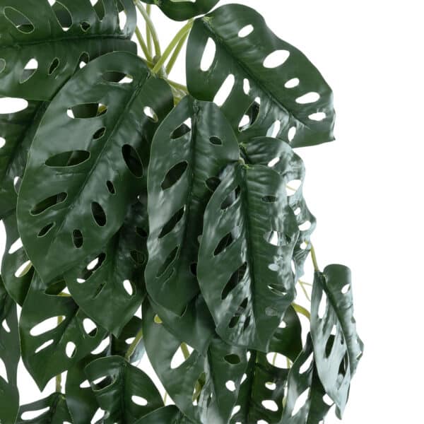 GloboStar® Artificial Garden MONSTERA HANGING PLANT 20608 Τεχνητό Διακοσμητικό Κρεμαστό Φυτό Μονστέρα Υ45cm | 9,90 €