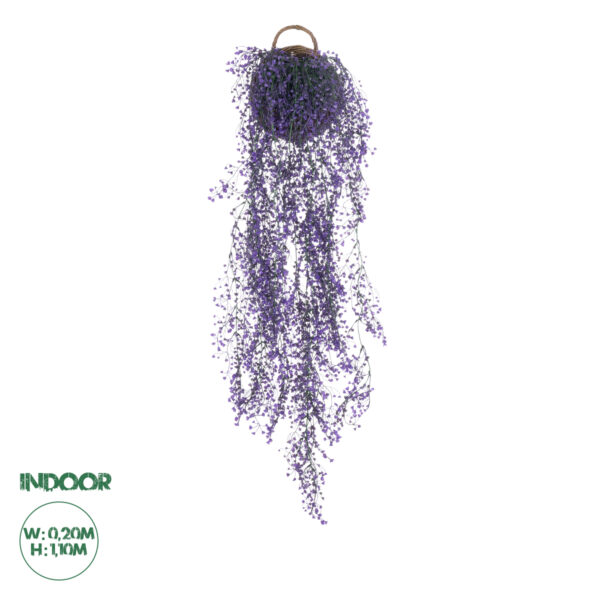 GloboStar® Artificial Garden GOLDEN BELL WILLOW 3 HANGING PLANT 20631 Κρεμαστό Τεχνητό Διακοσμητικό Φυτό Ιτίας Y110cm | 81,19 €