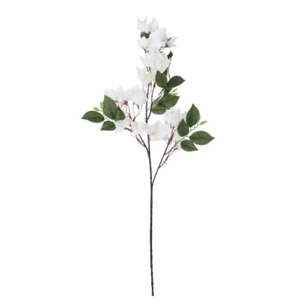 GloboStar® Artificial Garden BOUGAUVILLEA BRANCH 20648 Τεχνητό Διακοσμητικό Κλαδί Μπουκανβίλιας Λευκή Y80cm | 4,72 €